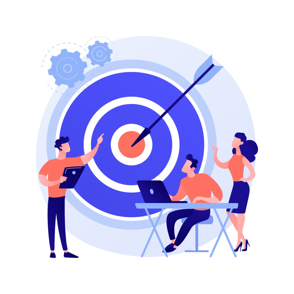 staff management vector concept metaphor.